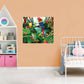 Jungle:  Color Block Mural        -   Removable Wall   Adhesive Decal