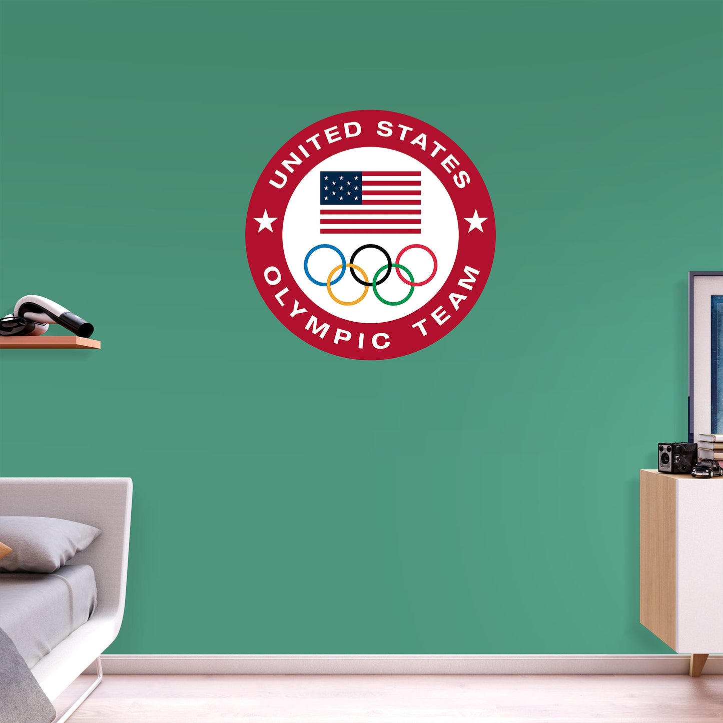 United States Olympic Team: Logo - Officially Licensed Removable Wall Decal