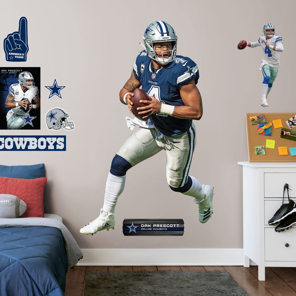 Life-Size Athlete + 10 Decals (48"W x 78"H)