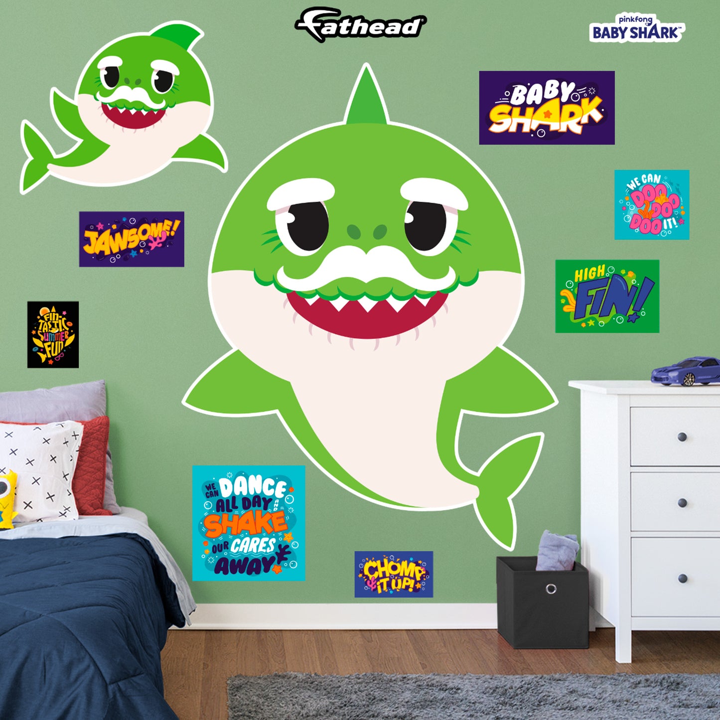 Life-Size Character +10 Decals  (47"W x 61.5"H) 