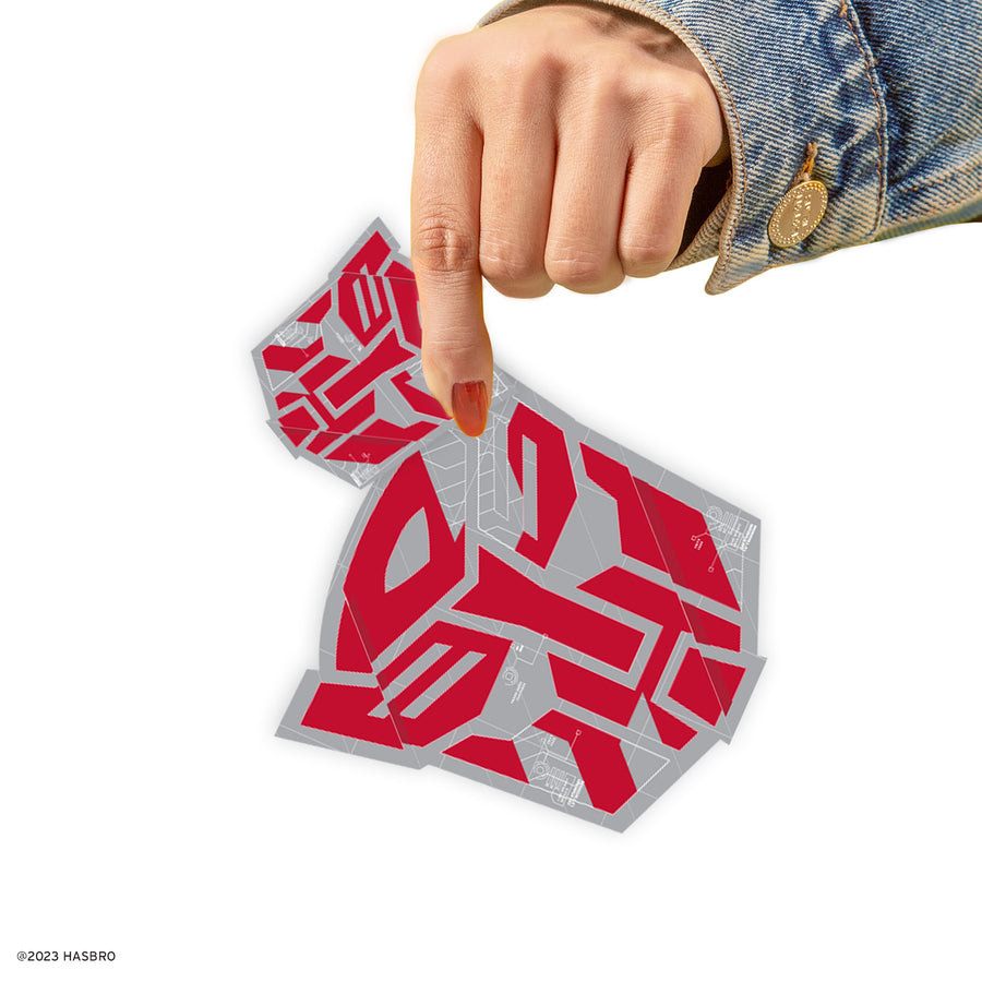 Transformers - 5 Icon Minis (Mixed Sizes) - Official Hasbro - Autobots - Reusable Vinyl Decals