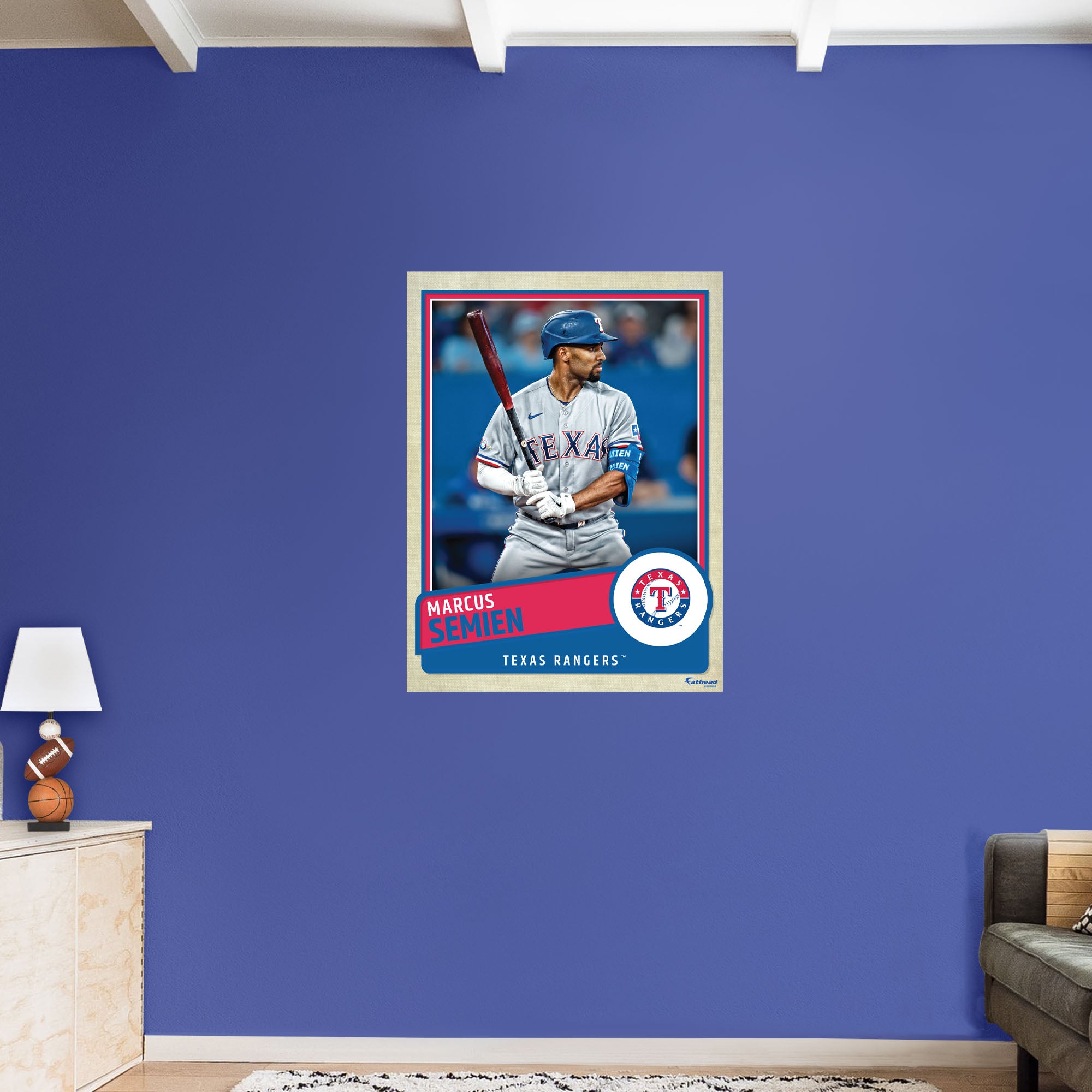 Texas Rangers: Marcus Semien 2023 - Officially Licensed MLB Removable –  Fathead