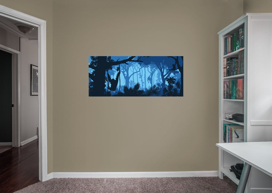 Jungle: Monkey Mural        -   Removable Wall   Adhesive Decal