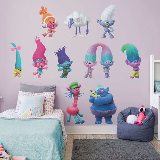 Trolls: Movie Collection - Officially Licensed Removable Wall Decal