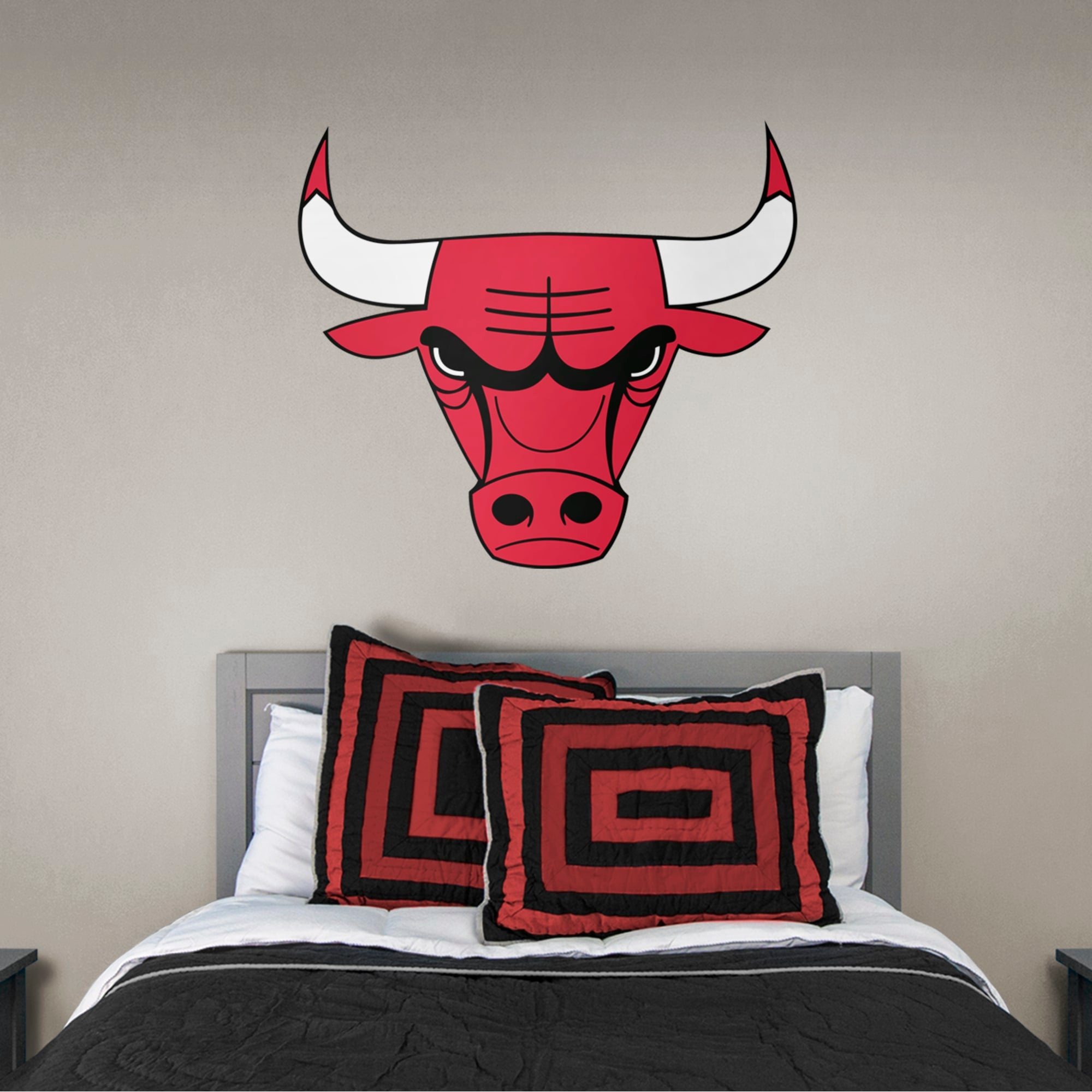 Head bull vector illustration. creative head bull logo design • wall stickers  symbol, illustration, vector | myloview.com