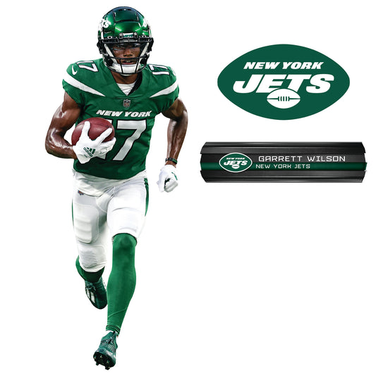 New York Jets: Quinnen Williams 2021 GameStar - NFL Removable Adhesive Wall Decal Large