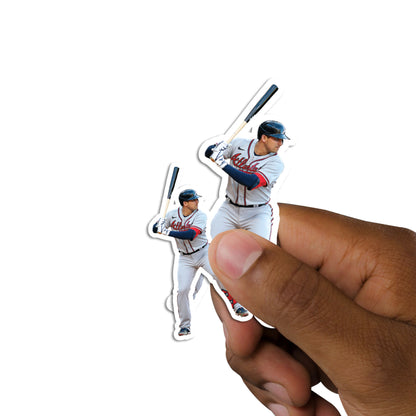 Atlanta Braves: Austin Riley  Player Minis        - Officially Licensed MLB Removable     Adhesive Decal