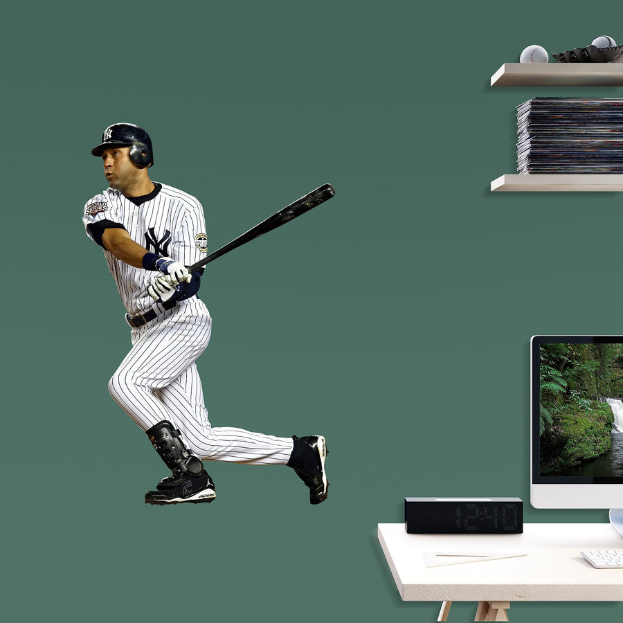 Derek Jeter - RealBig Swing Collection - Official MLB - New York Yankees - Reusable Vinyl Wall Decals