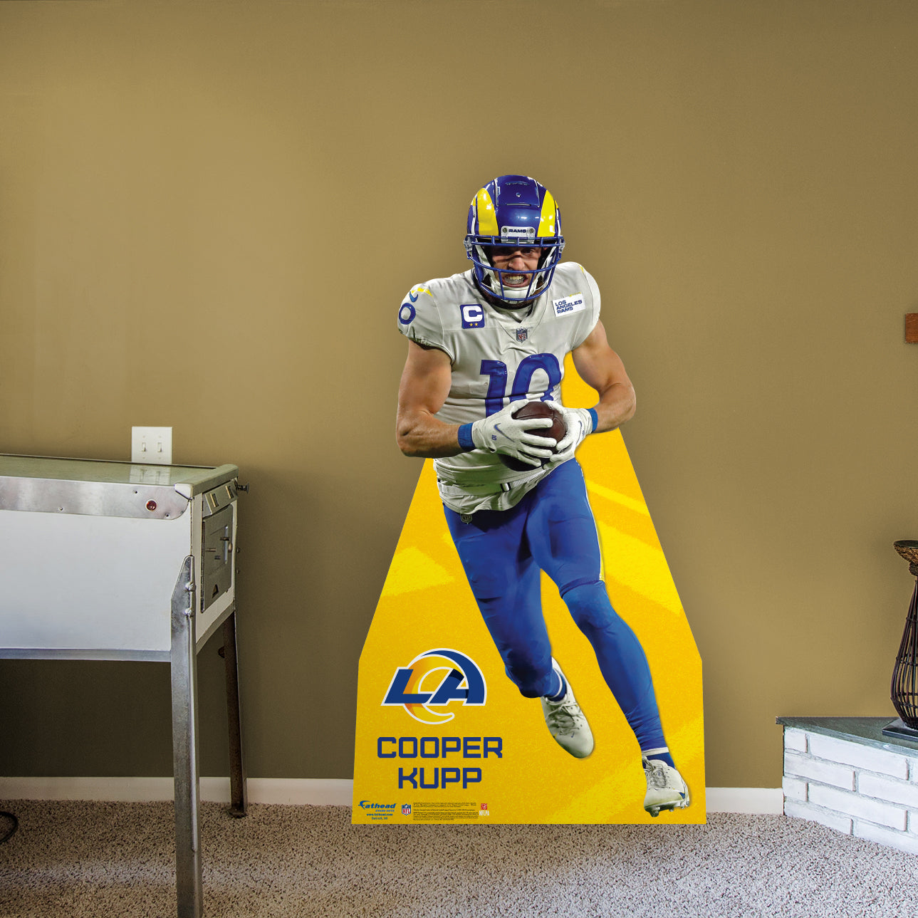 Los Angeles Rams: Cooper Kupp 2022  Life-Size   Foam Core Cutout  - Officially Licensed NFL    Stand Out