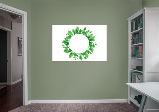 Seasons Decor: Seasons Decor Spring Green Leaves Dry Erase        -   Removable Wall   Adhesive Decal