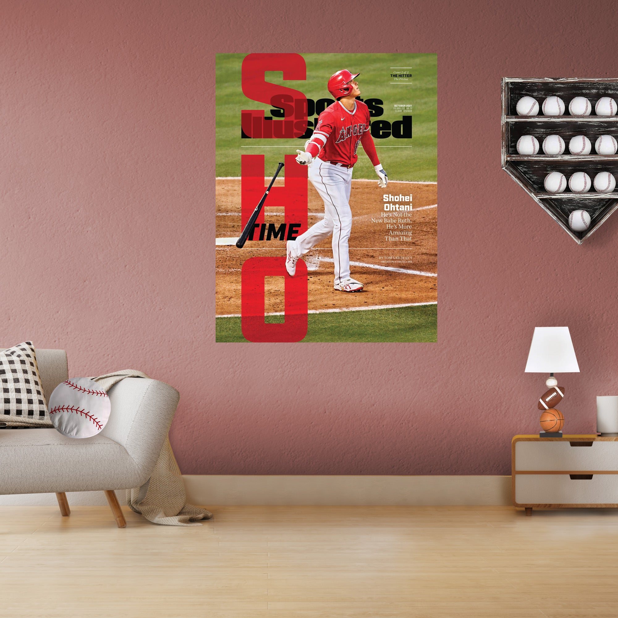 Los Angeles Angels: Mike Trout 2022 Mini Cardstock Cutout