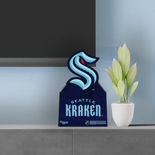 Seattle Kraken:  2022 Logo  Mini   Cardstock Cutout  - Officially Licensed NHL    Stand Out