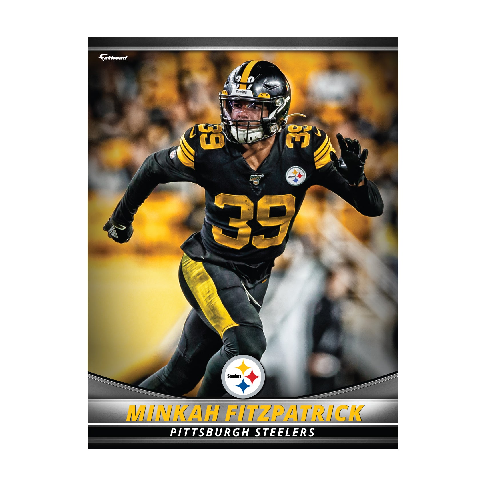 Download Minkah Fitzpatrick Graphic Art Pittsburgh Steelers Wallpaper   Wallpaperscom