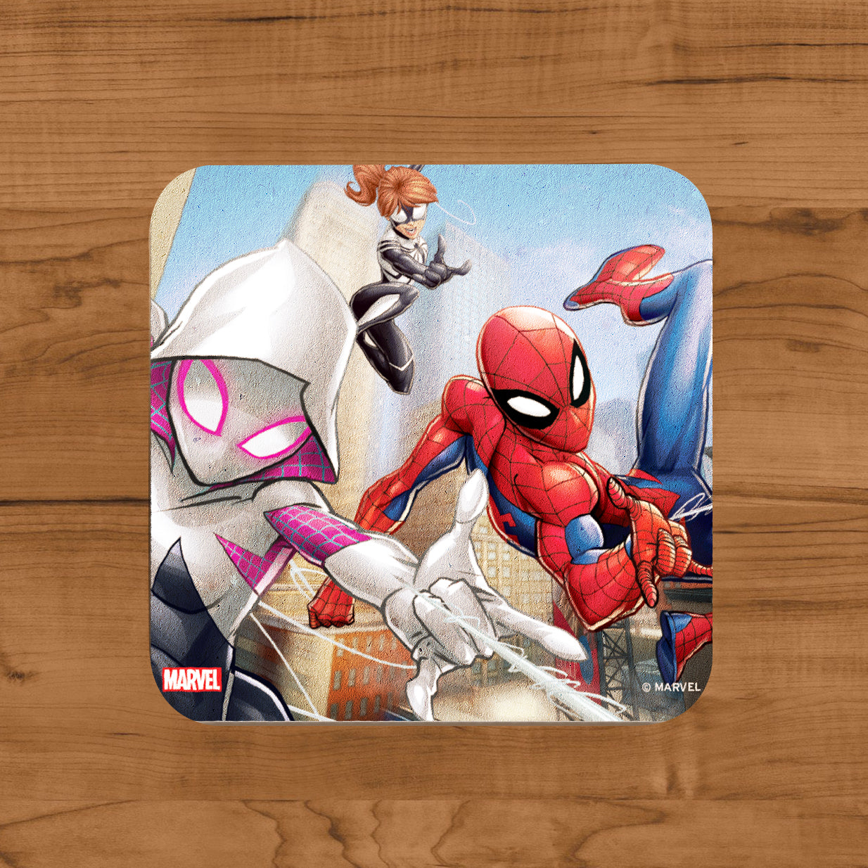 Spider-Man: Spider-Man Character Trio        - Officially Licensed Marvel    Coaster