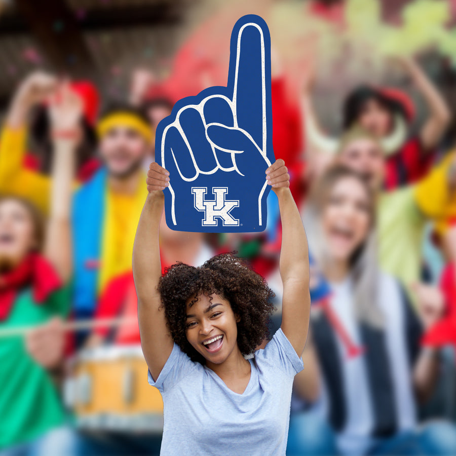 Foam Finger - Big Head - Official NCAA - Kentucky Wildcats - Foam Core Cutout