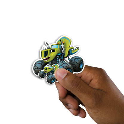 Blaze and the Monster Machines: Zeg Minis        - Officially Licensed Nickelodeon Removable     Adhesive Decal