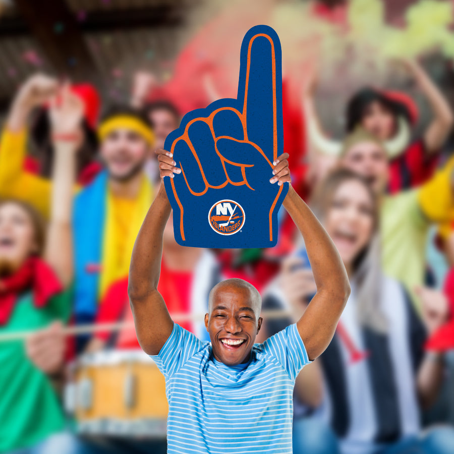 Foam Finger - Big Head - Official NHL - New York Islanders - Foam Core Cutout