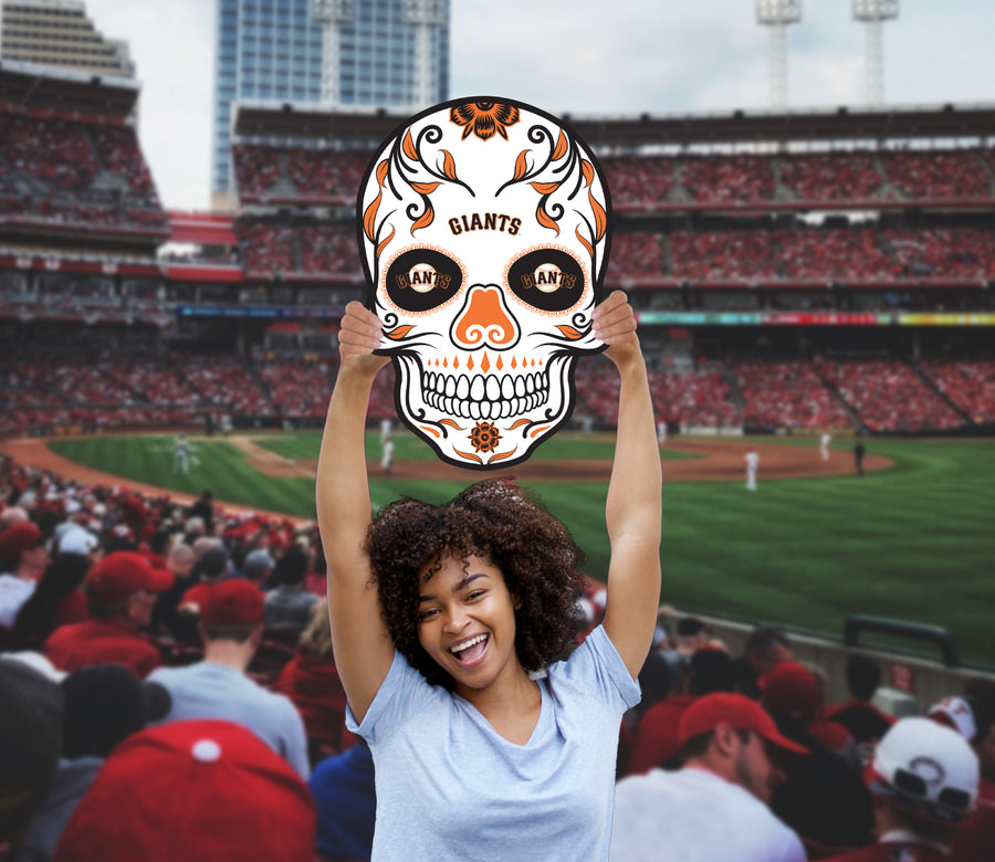 Skull Logo - Big Head - Official MLB - San Francisco Giants - Foam Core Cutout