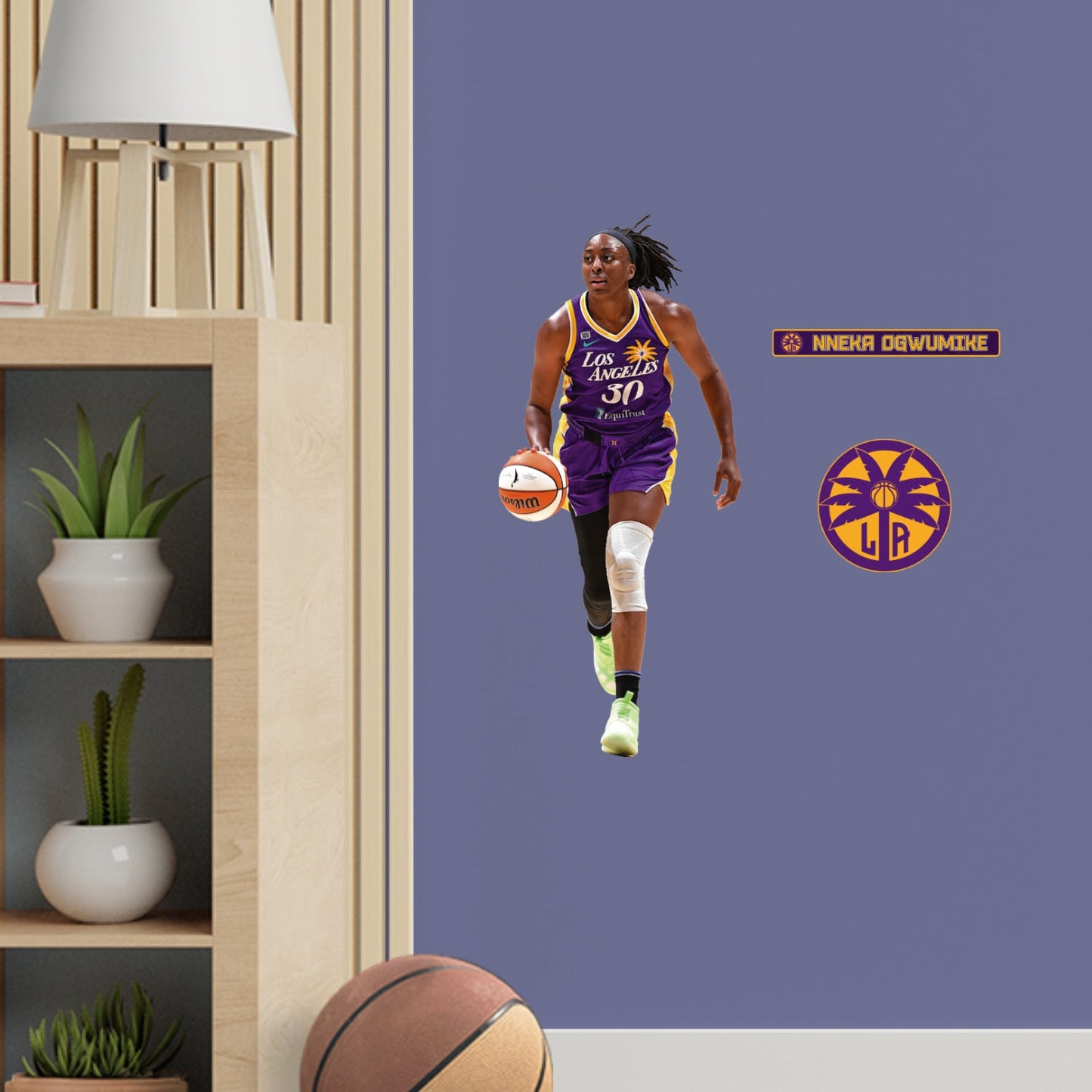 Los Angeles Sparks: Nneka Ogwumike - Officially Licensed WNBA Removable Adhesive Decal