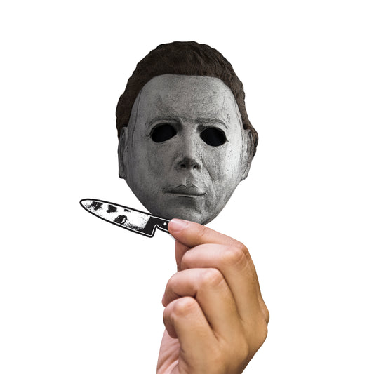Sheet of 5 -Halloween: Michael Myers Mask Minis        - Officially Licensed NBC Universal Removable    Adhesive Decal