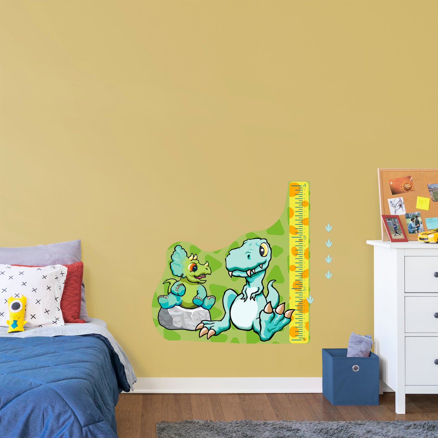 Growth Charts Dinosaurs 03  - Removable Wall Decal