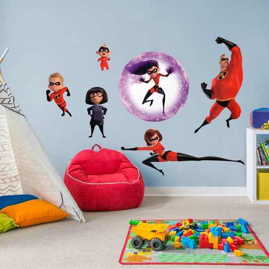 Incredibles 2: Collection - Officially Licensed Disney/PIXAR Removable Wall Decals
