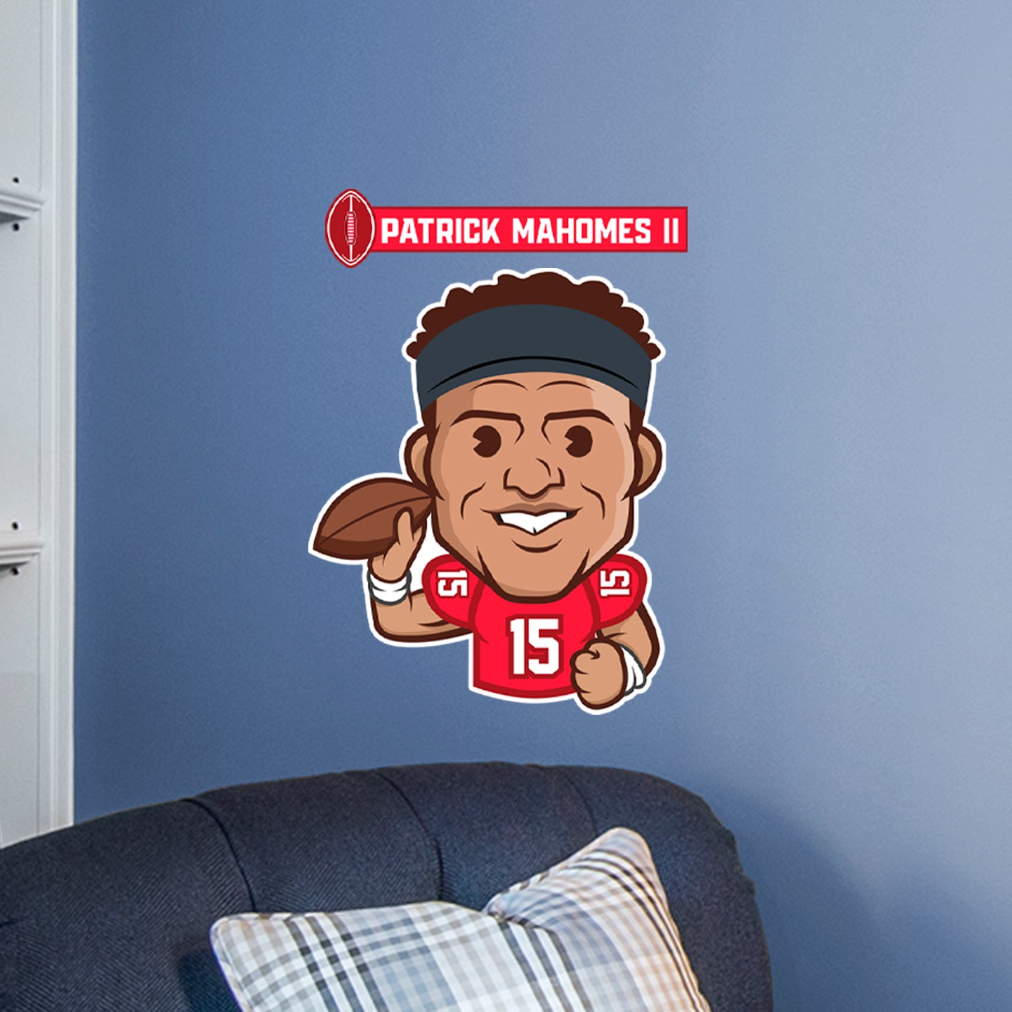 Mahomes Crying Sticker Patrick Mahomes II Emoji - RealBig Collection - Official NFLPA - Kansa ...