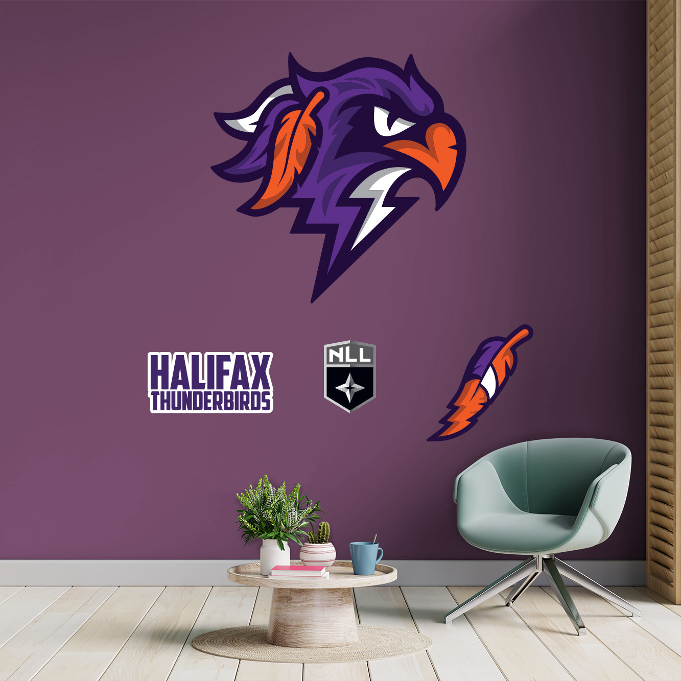 Giant Logo +3 Decals  (38"W x 38"H) 