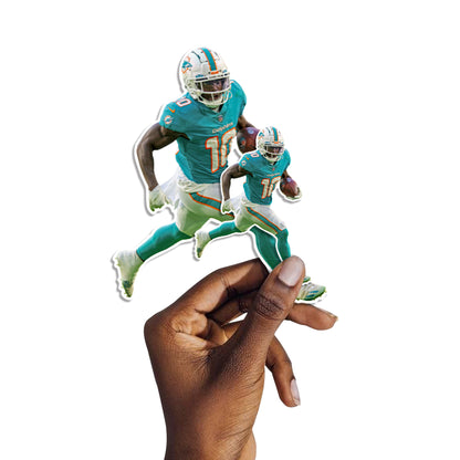 Miami Dolphins: Tyreek Hill  Minis        - Officially Licensed NFL Removable     Adhesive Decal