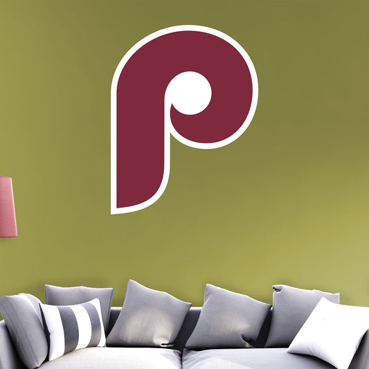 Philadelphia Phillies: Classic Logo - Officially Licensed MLB Removable Wall Decal