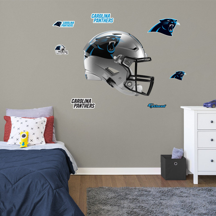 Carolina Panthers - RealBig Helmet Collection - Official NFL - Reusable Vinyl Wall Decals #2