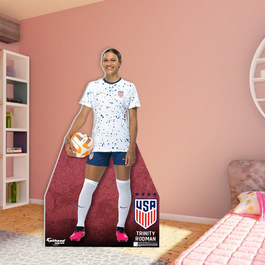 Trinity Rodman   Life-Size   Foam Core Cutout  - Officially Licensed USWNT    Stand Out
