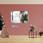 Christmas:  Trees in the Street Poster        -   Removable     Adhesive Decal