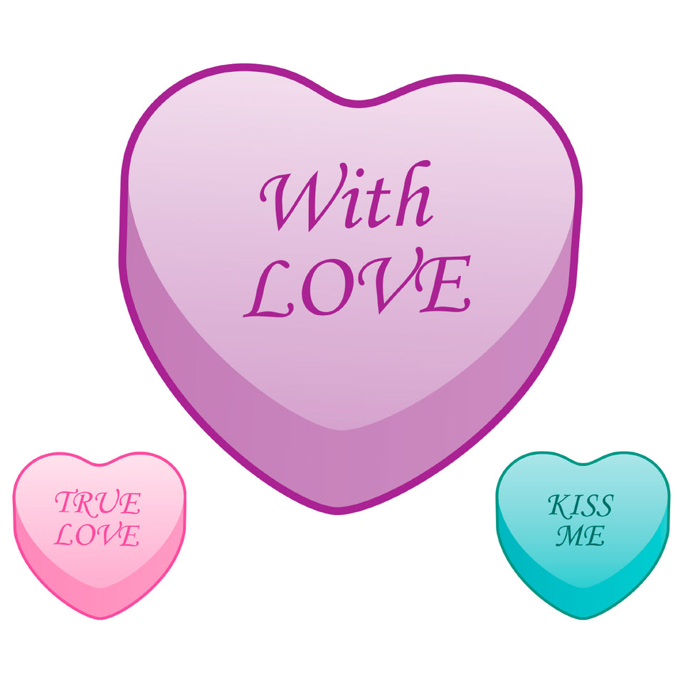 Large Icon +2 Decals (12"W x 12"H)