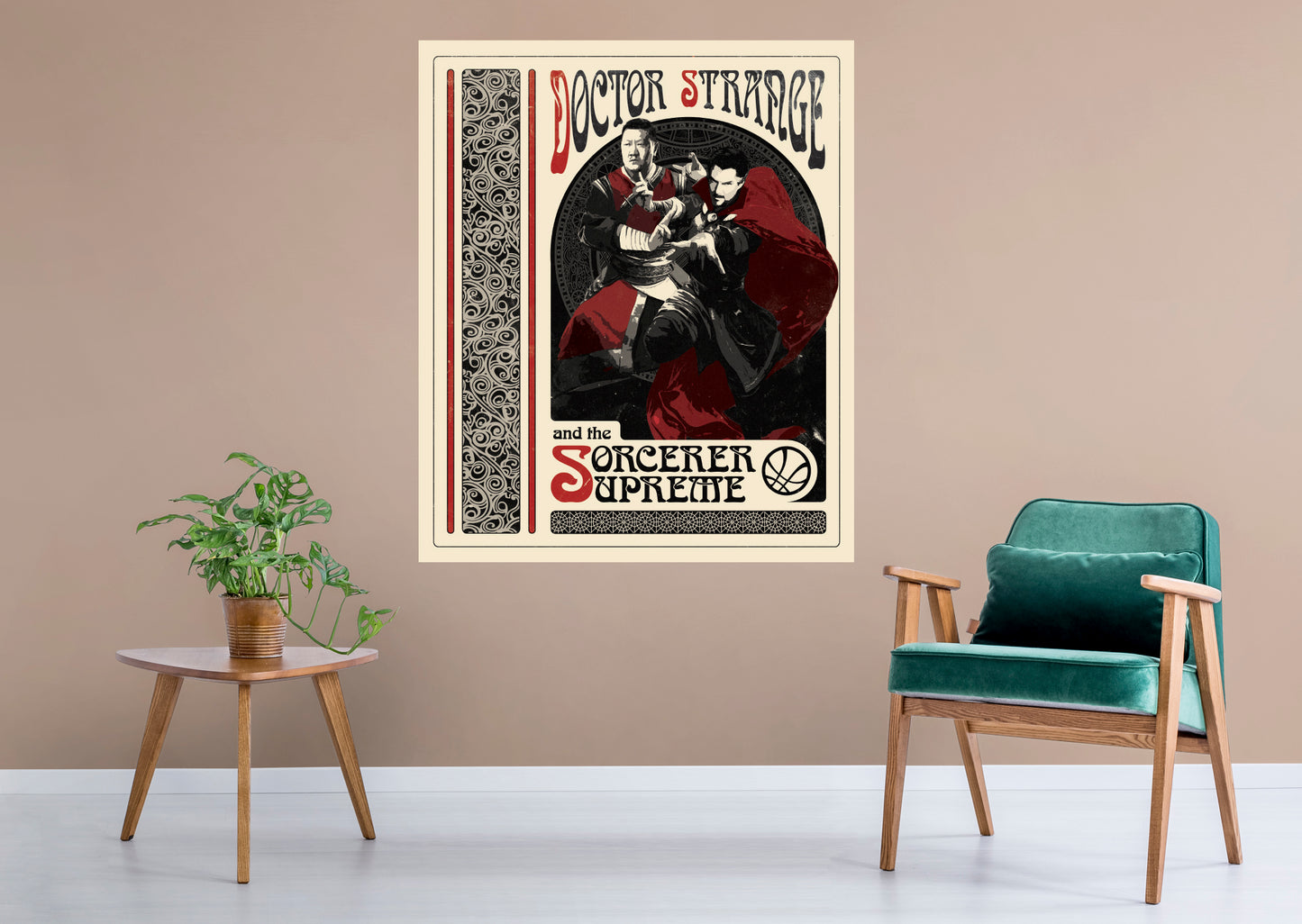 Doctor Strange 2: In the Multiverse of Madness: The Sorcerer Supreme Poster - Officially Licensed Marvel Removable Adhesive Decal