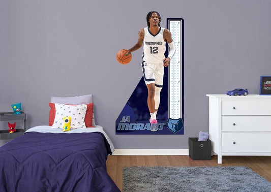 Memphis Grizzlies: Ja Morant Growth Chart - Officially Licensed NBA Removable Adhesive Decal