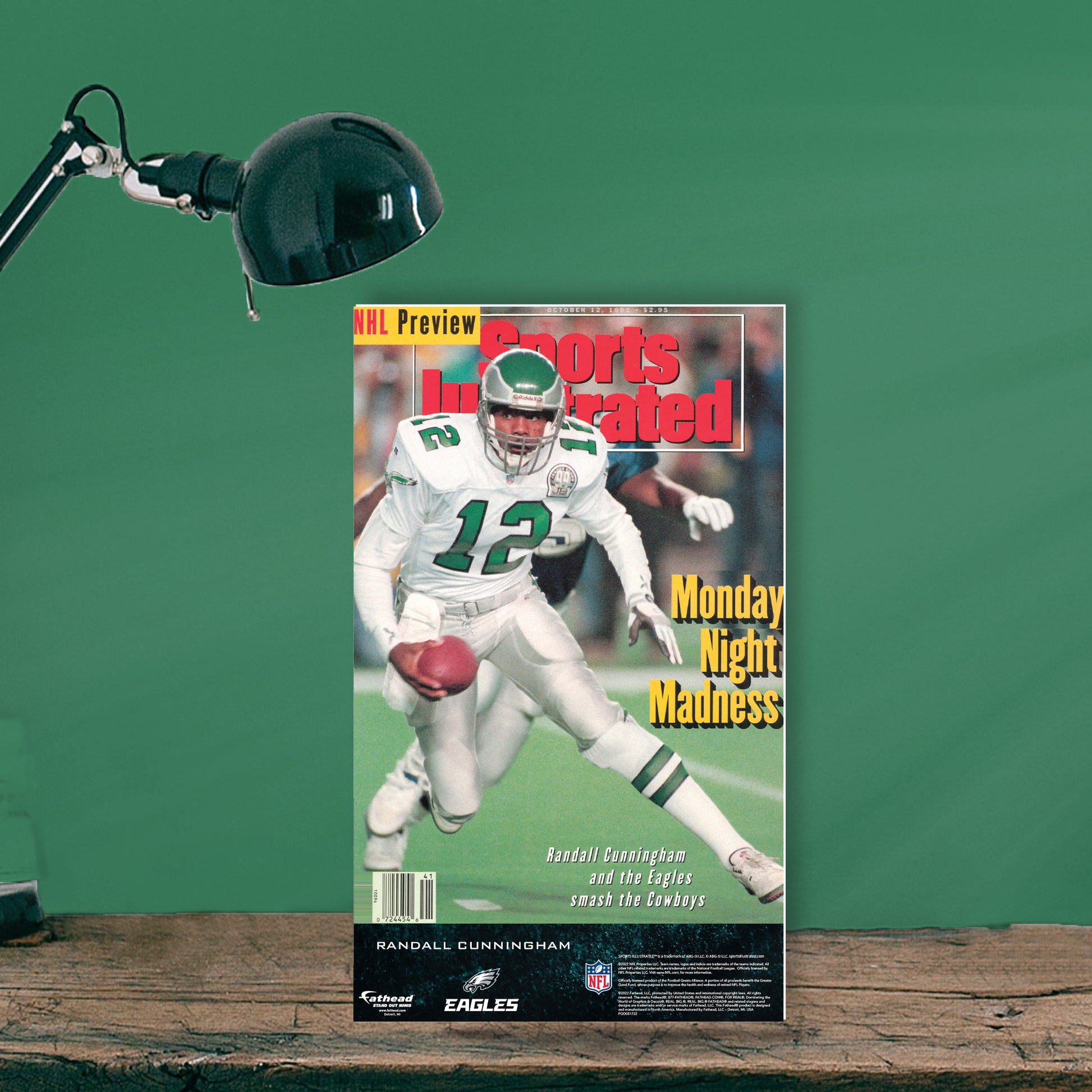 Philadelphia Eagles Qb Randall Cunningham, 1989 Nfl Sports Illustrated  Cover Art Print