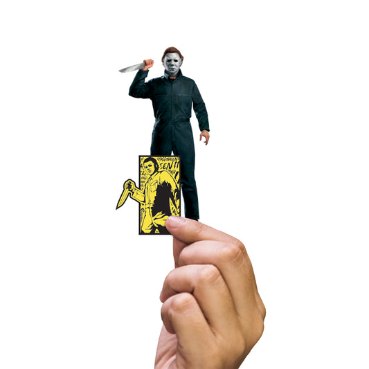 Sheet of 5 -Halloween: Michael Myers Minis        - Officially Licensed NBC Universal Removable    Adhesive Decal