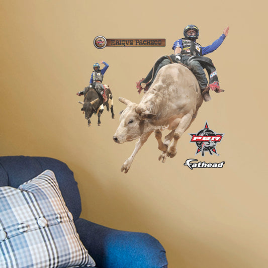 PBR: Kaique Pacheco-High Brow Cat RealBig        - Officially Licensed Pro Bull Riding Removable     Adhesive Decal