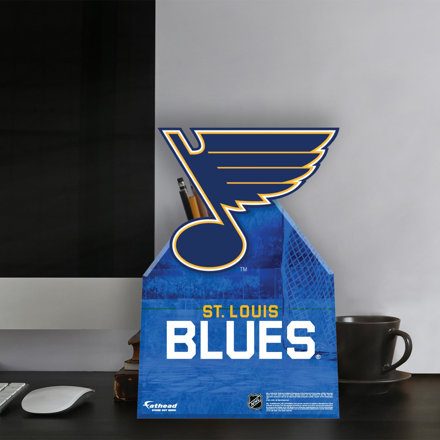St. Louis Blues:   Logo  Mini   Cardstock Cutout  - Officially Licensed NHL    Stand Out