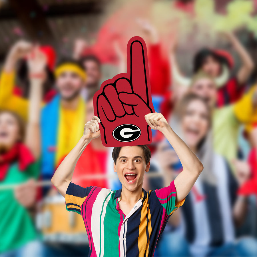 Foam Finger - Big Head - Official NCAA - Georgia Bulldogs - Foam Core Cutout