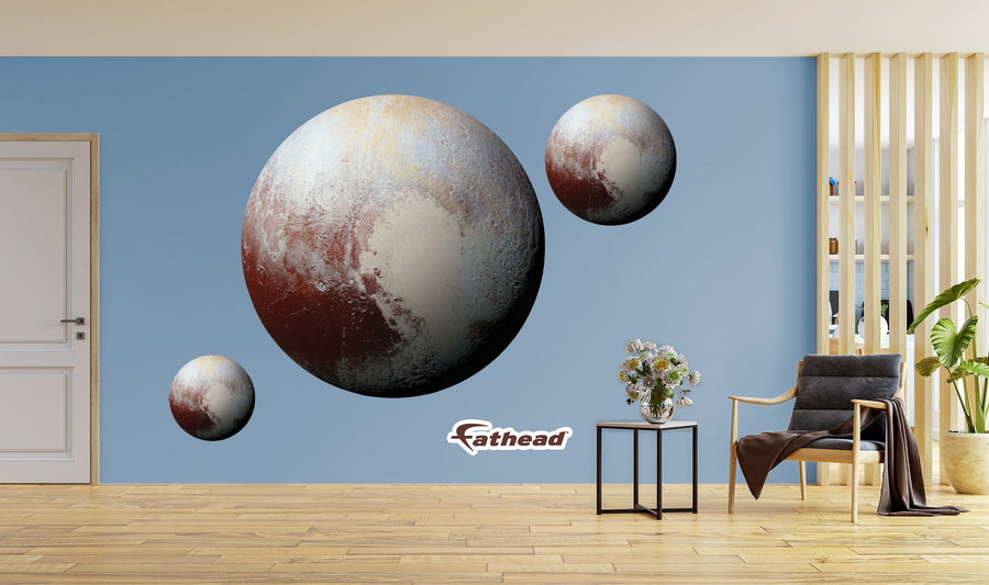 Planets: Pluto RealBig - Removable Adhesive Decal