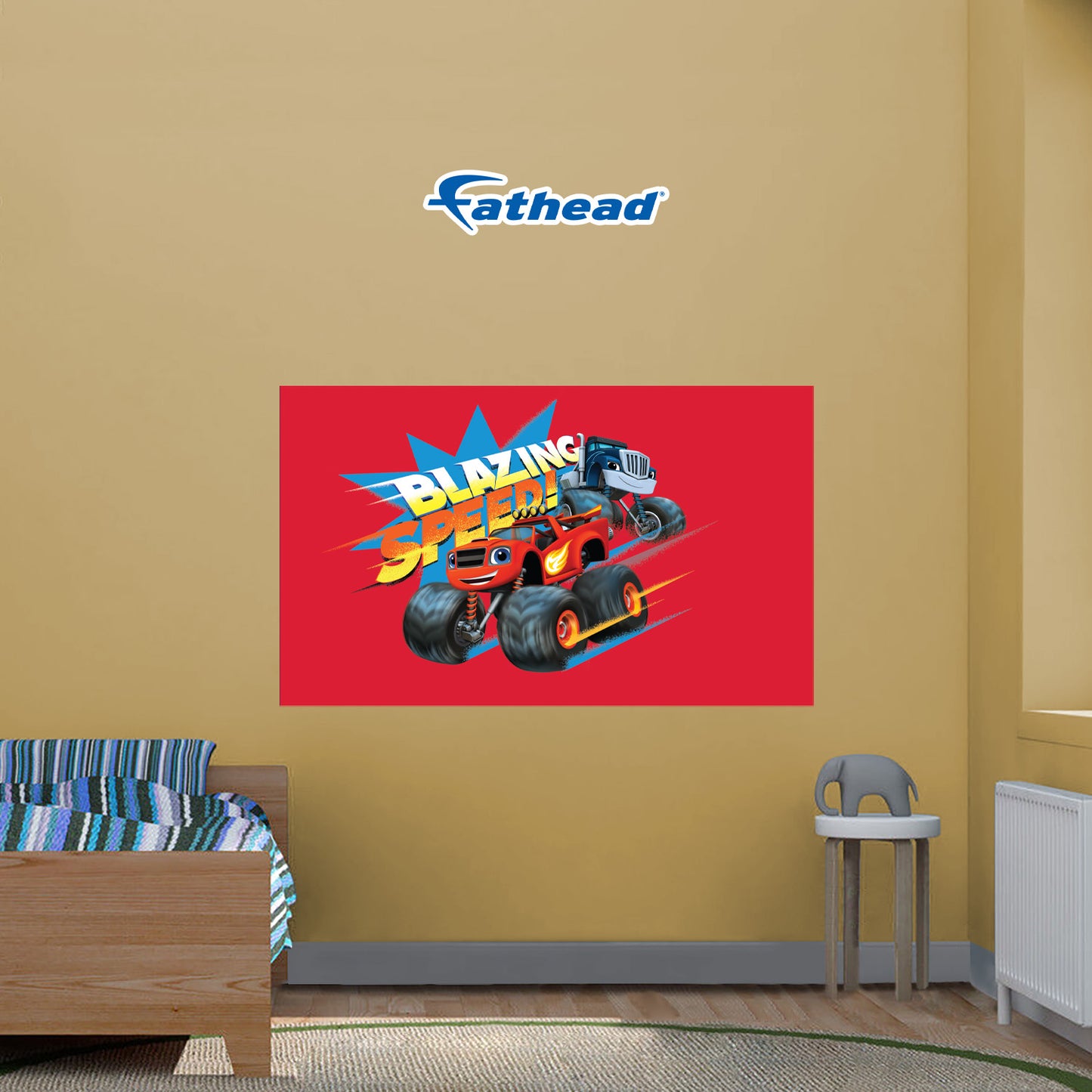 Blaze and the Monster Machines: Speed Poster - Officially Licensed Nickelodeon Removable Adhesive Decal