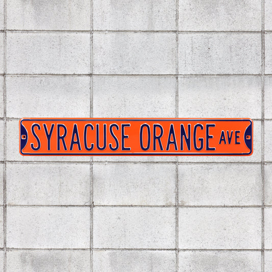 Syracuse Orange: Syracuse Orange Avenue - Officially Licensed Metal Street Sign