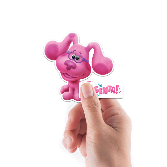Blue's Clues: Magenta Minis - Officially Licensed Nickelodeon Removable Adhesive Decal
