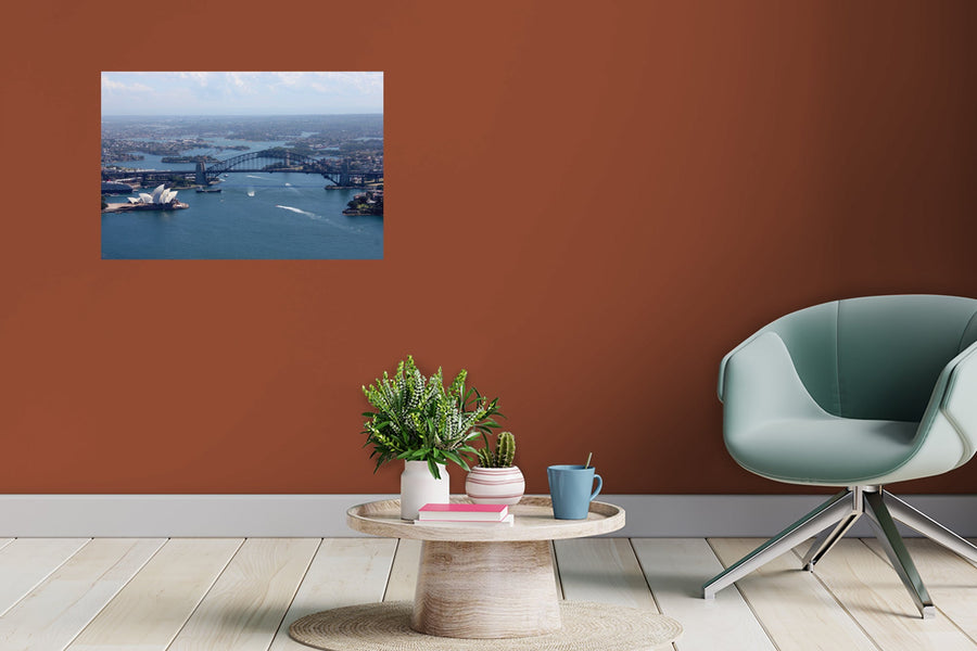 Popular Landmarks: Sydney Realistic Poster - Removable Adhesive Decal
