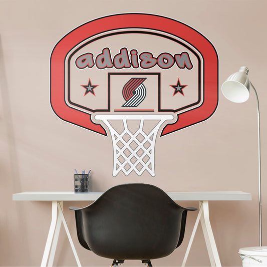 Portland Trail Blazers: Personalized Name - Officially Licensed NBA Transfer Decal