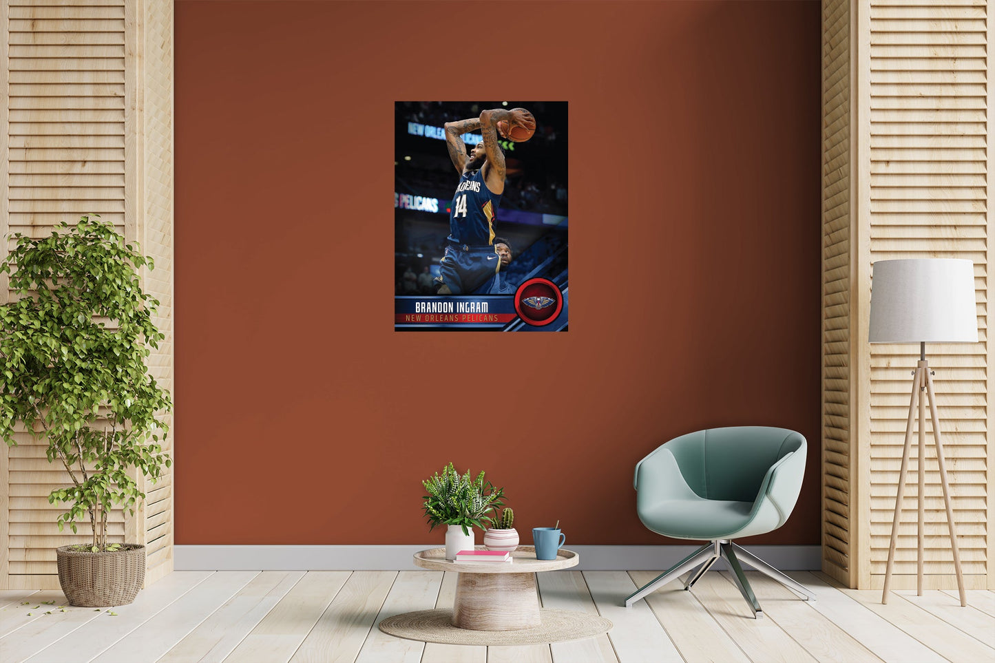 New Orleans Pelicans: Brandon Ingram Poster - Officially Licensed NBA Removable Adhesive Decal