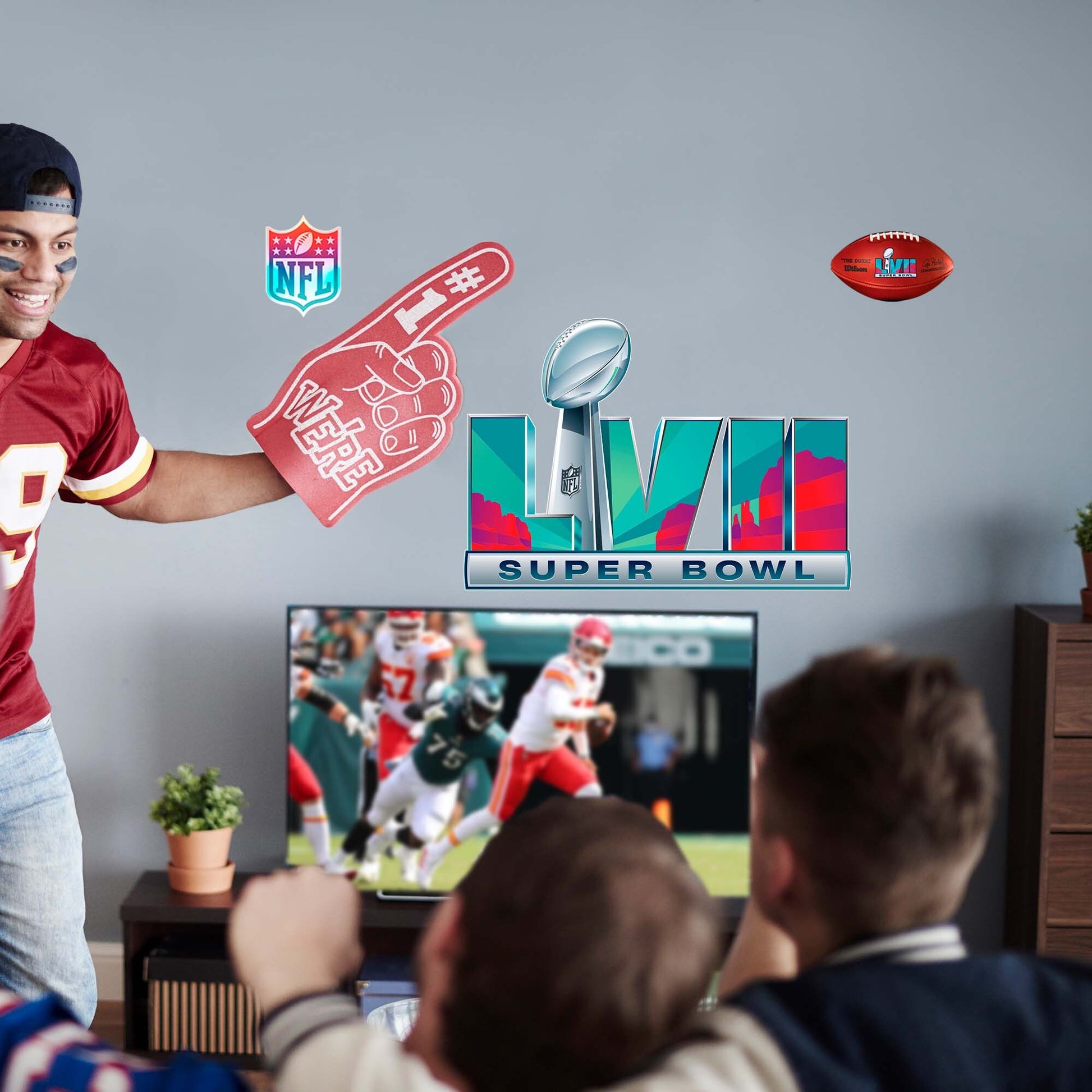 Super Bowl LVII Logo Minis - Officially Licensed NFL Removable