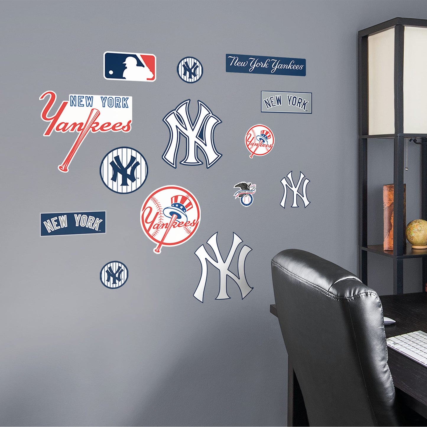 New York Yankees: Logo Assortment - Officially Licensed MLB Removable Wall Decals